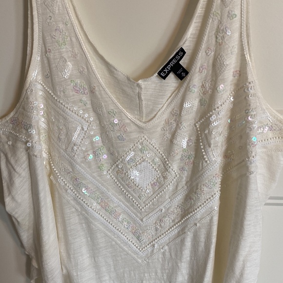 Express Sequin tank top - Picture 2 of 3